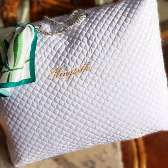 Шелковое одеяло Kingsilk Elisabette Premium летнее, персиковый