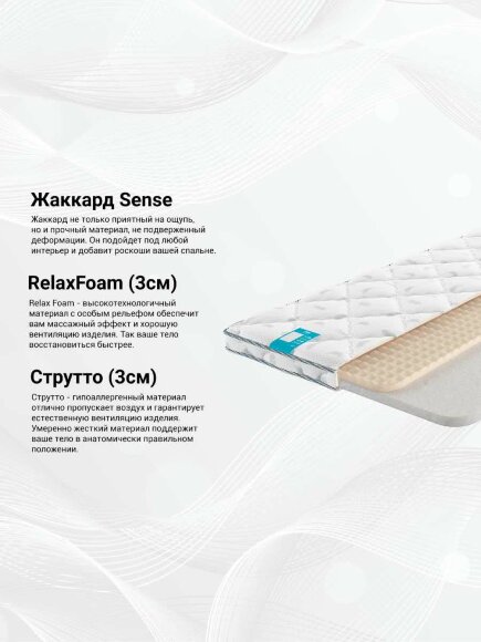 Матрас Promtex Plex Strutto Relax 3 Матрас Promtex Plex Strutto Relax 3