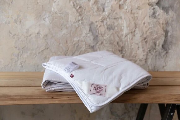 Одеяло German Grass Linen Wash Grass, легкое