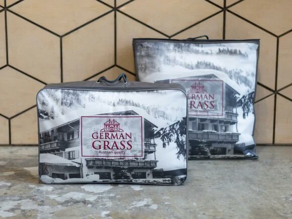 Одеяло German Grass Linenwash Grass, легкое