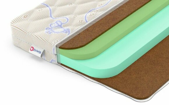 Детский матрас Denwir Baby Springless Eco Foam Hard Plus 10 Детский матрас Denwir Baby Springless Eco Foam Hard Plus 10