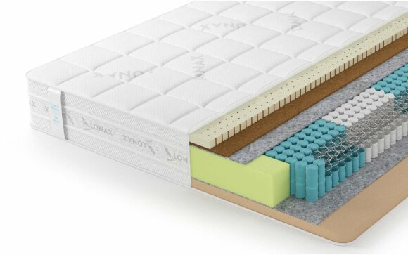 Матрас Lonax Memory-Medium Mix S1000 5 Zone Матрас Lonax Memory-Medium Mix S1000 5 Zone