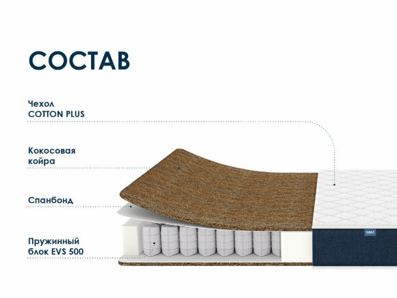 Матрас Dimax Практик Хард 500 Матрас Dimax Практик Хард 500