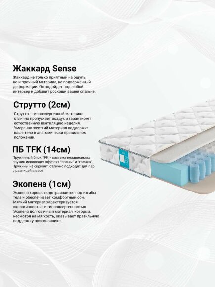 Матрас Promtex Plex Balance TFK Матрас Promtex Plex Balance TFK