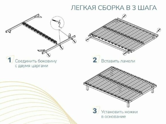 Основание Dimax Престиж с ножками