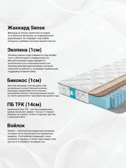 Матрас Promtex Plex Optima Side TFK Матрас Promtex Plex Optima Side TFK